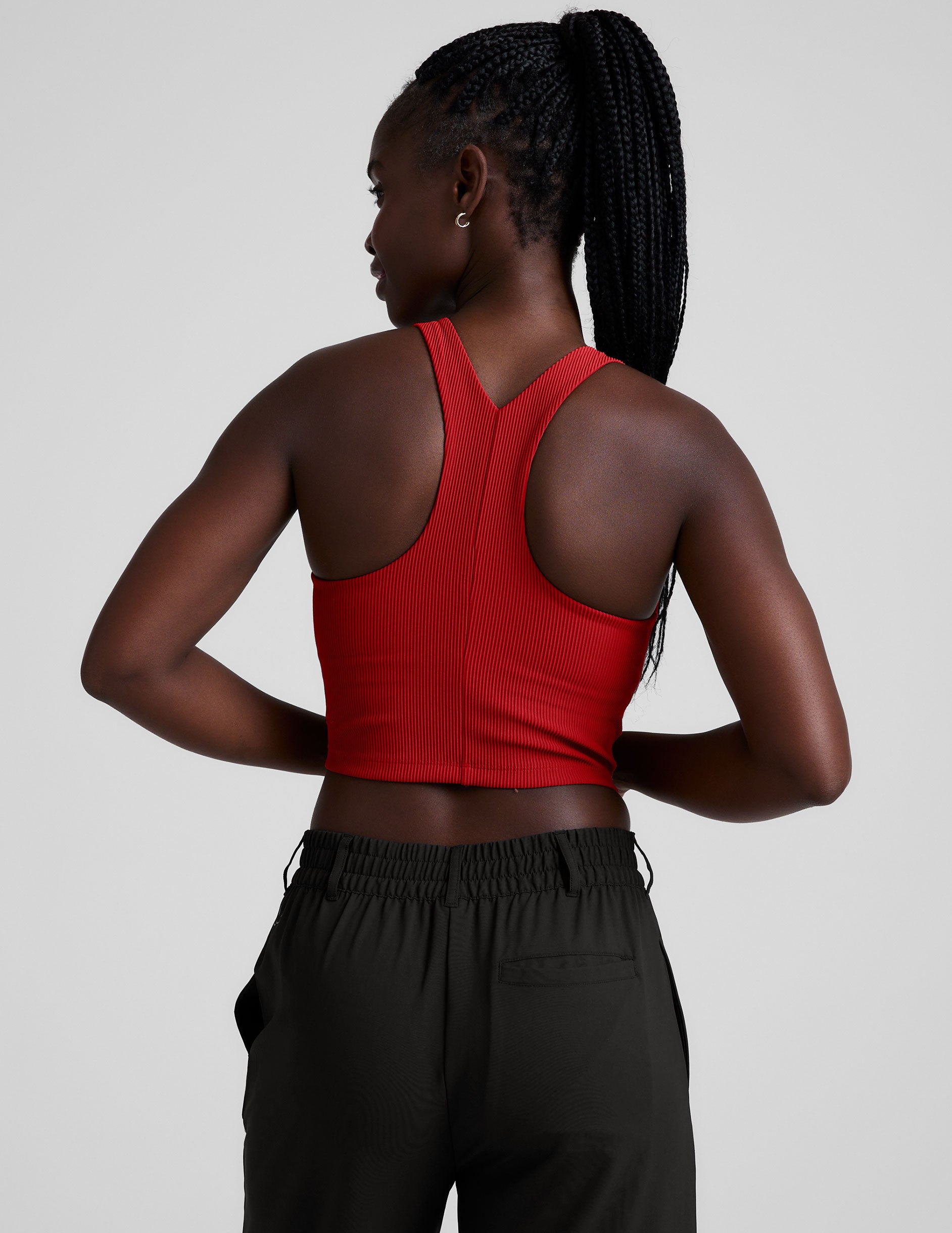 Refocus Ribbed Cropped Tank - Image 3