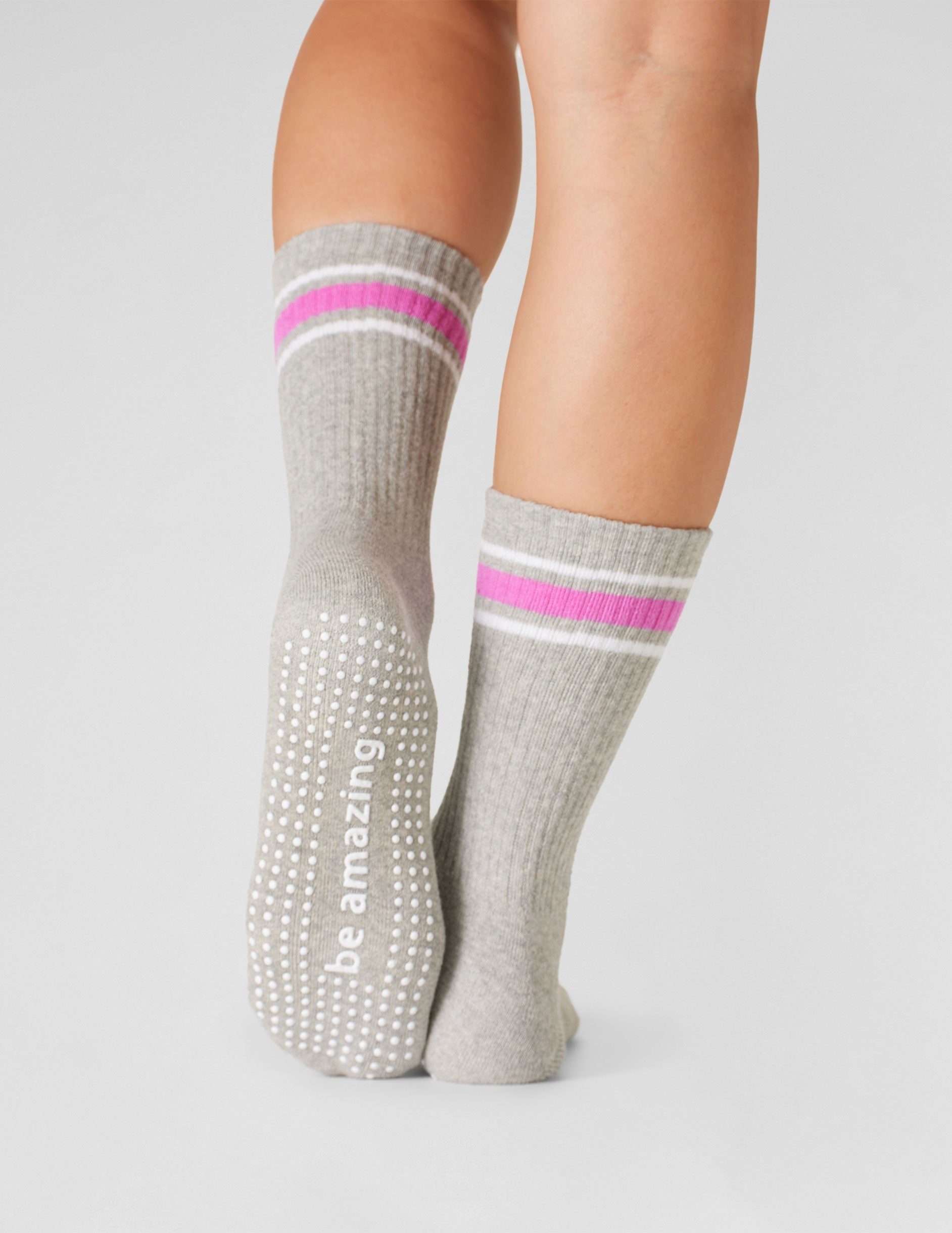 Sticky Be Amazing Crew Grip Socks - Image 2