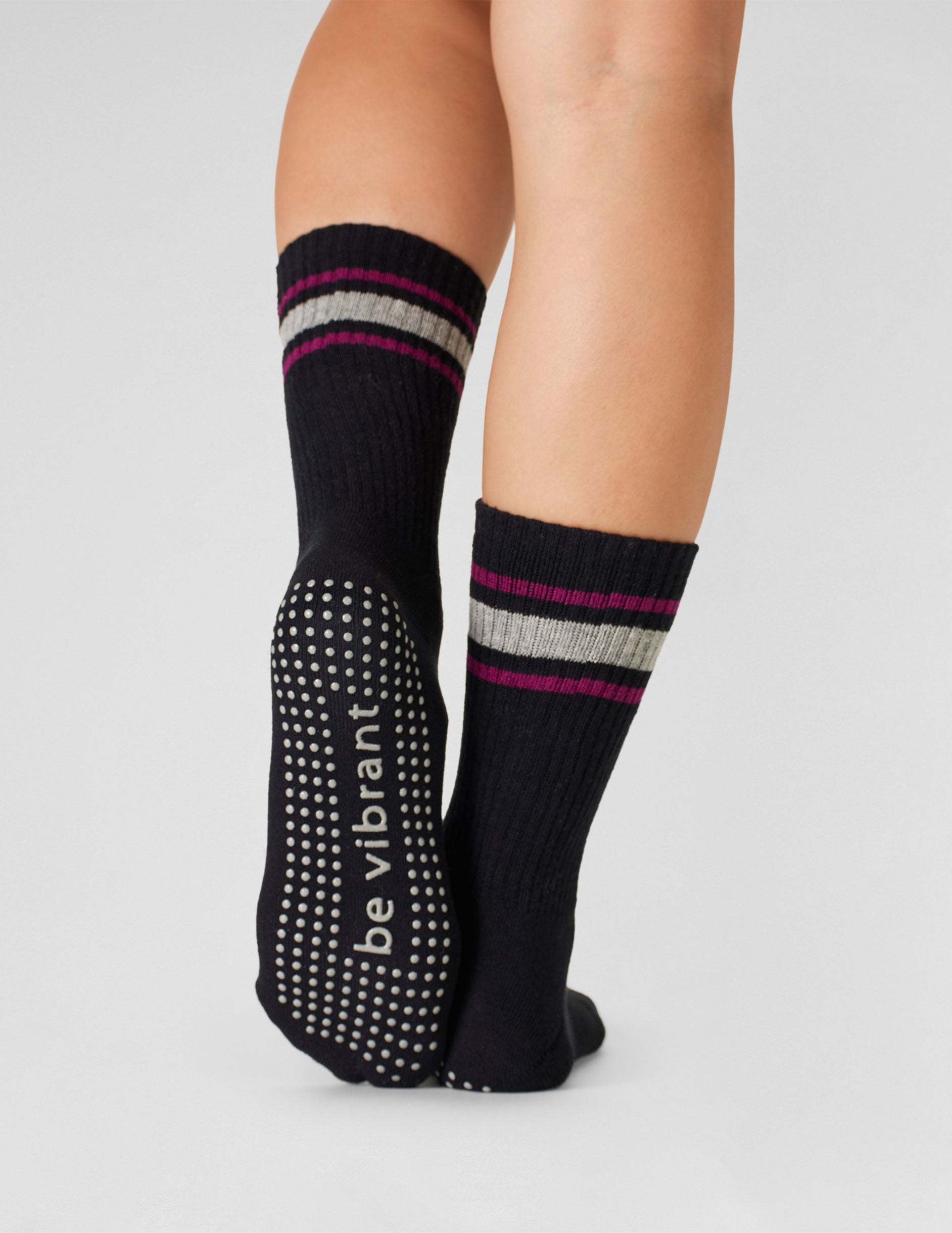Sticky Be Vibrant Crew Grip Socks - Image 2
