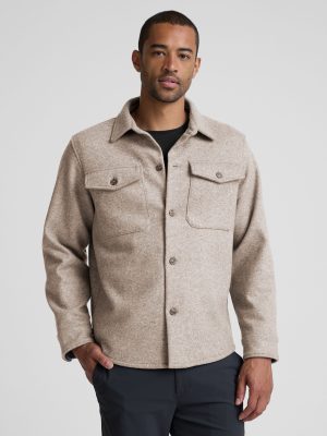 Day to Night Men's Wool Shirt Jacket
