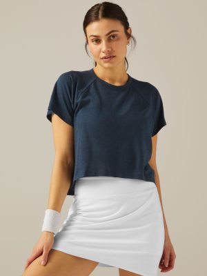 Signature High Low Cropped Tee