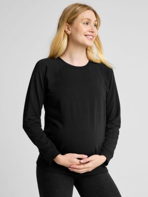Favorite Raglan Maternity Pullover