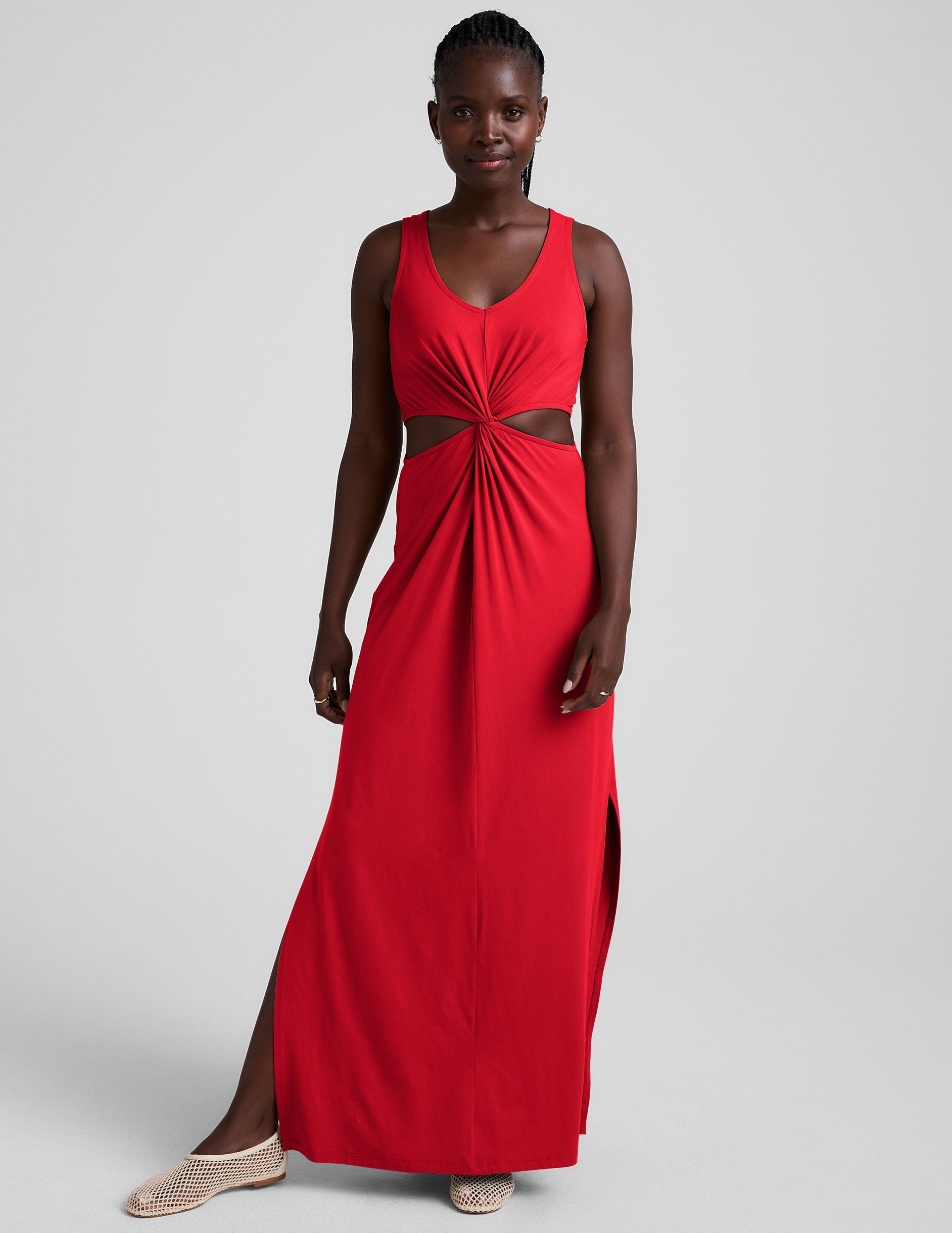 Maxi Around The World Front Twist Dress - Image 2