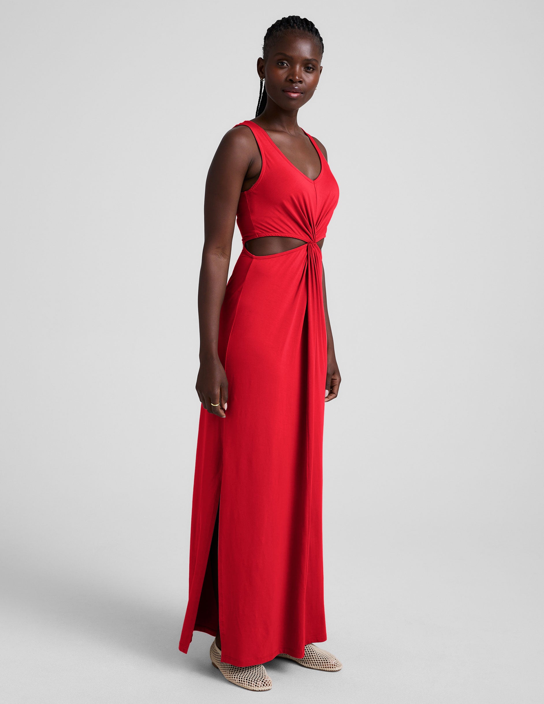 Maxi Around The World Front Twist Dress - Image 3