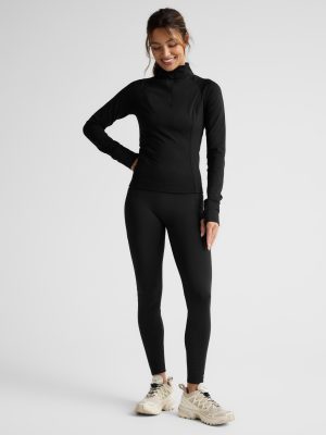 Pacer Fleece Zip Pocket Full Length Legging