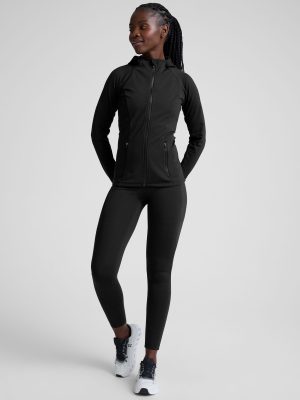 Pacer Fleece Zip Pocket Full Length Legging