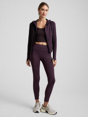 Pacer Fleece Zip Pocket Full Length Legging