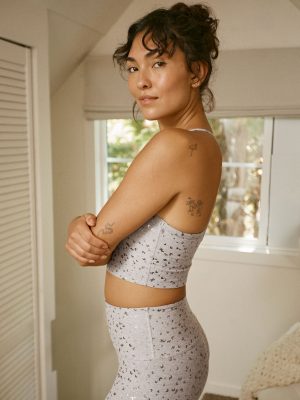 Chai Mini Moons SoftShine Slim Racerback High Cropped Tank