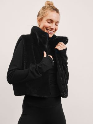 On The List Faux Fur Vest