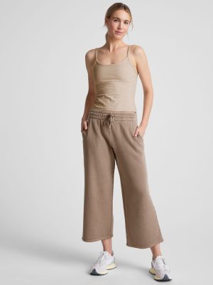 Cali Wide Leg Cropped Pant