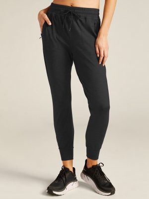 Heather Rib Street Jogger