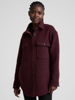 Insulated Wool Shirt Jacket