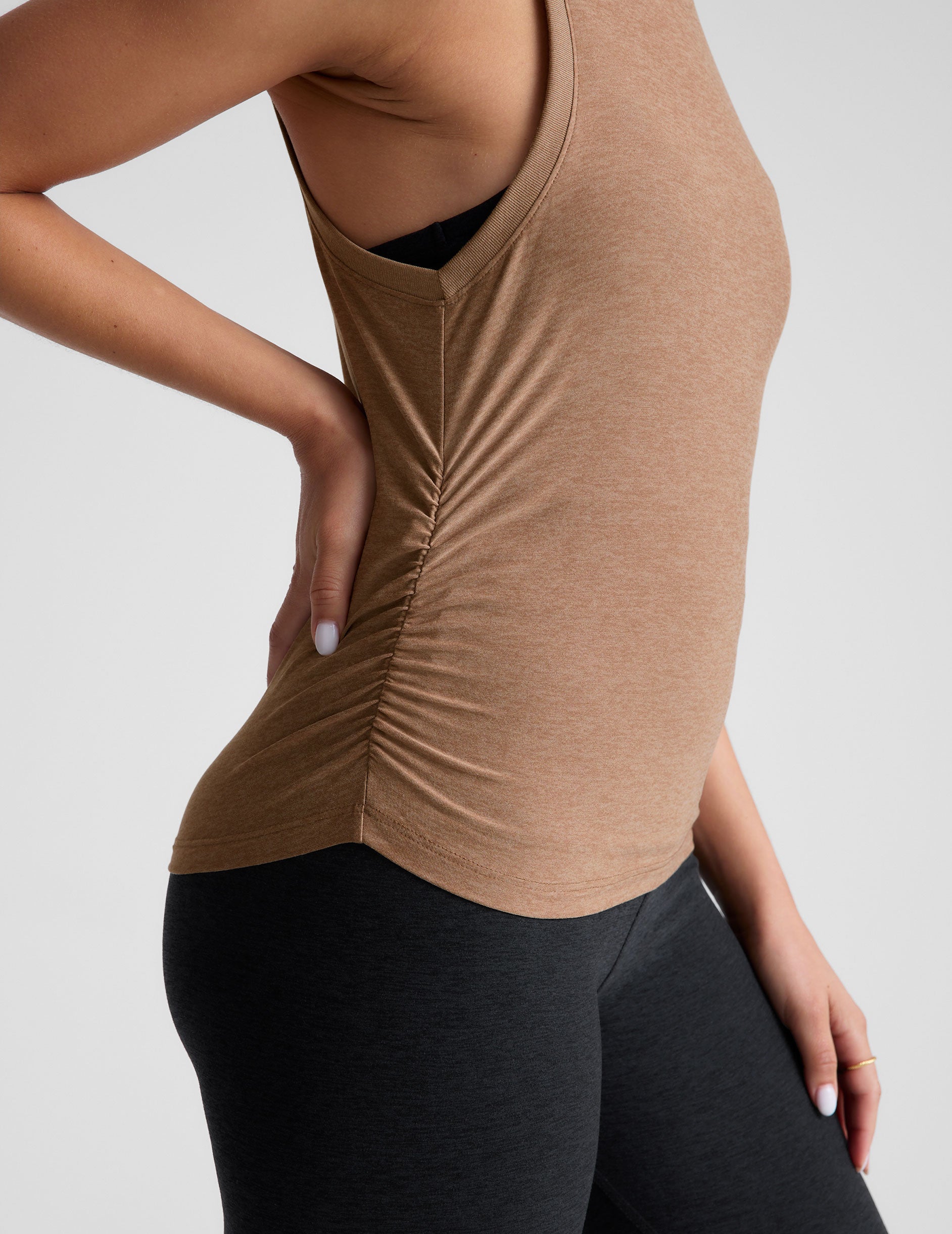 Featherweight Your Fit Shirred Tank - Image 4