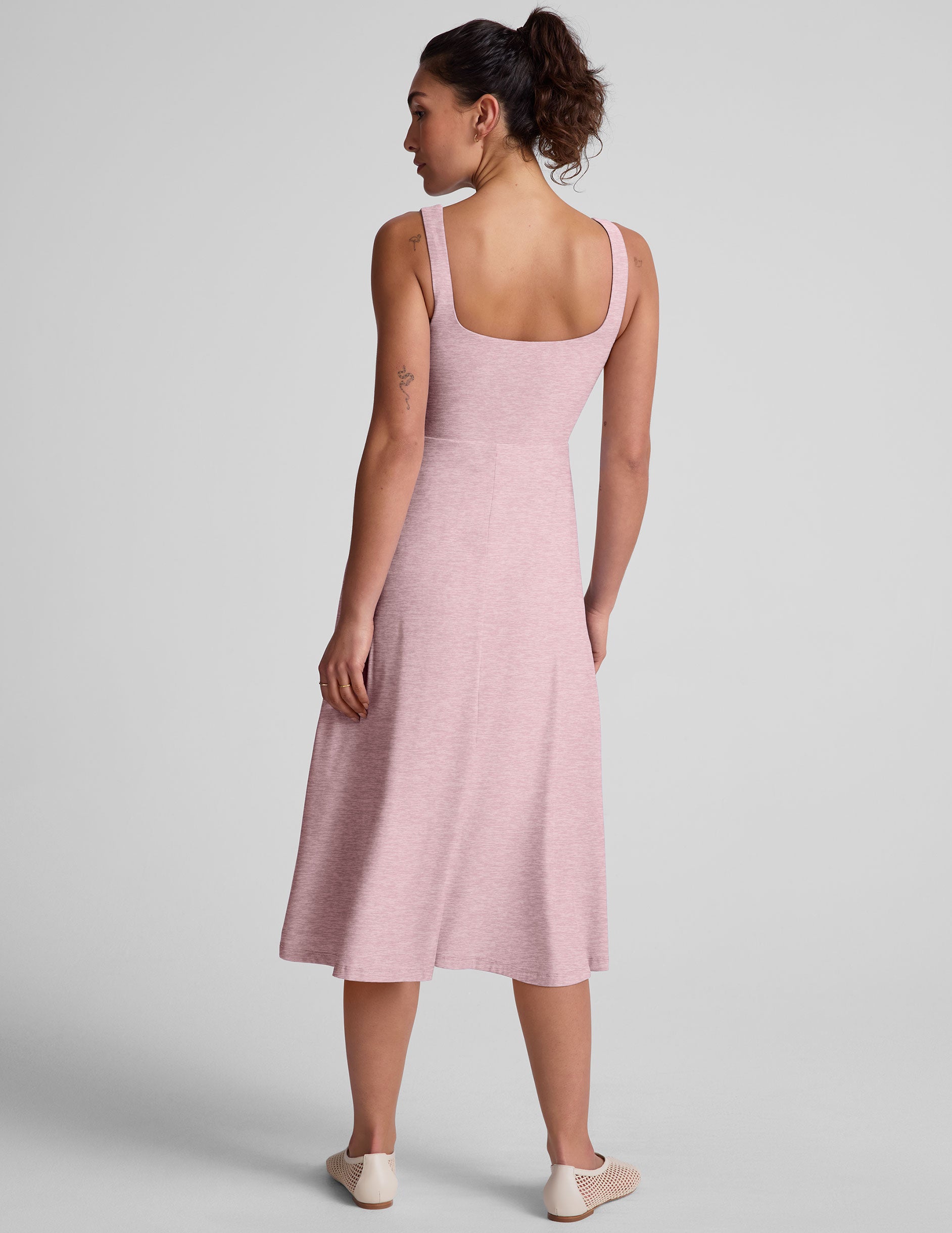 Featherweight At The Ready Square Neck Dress - Image 3