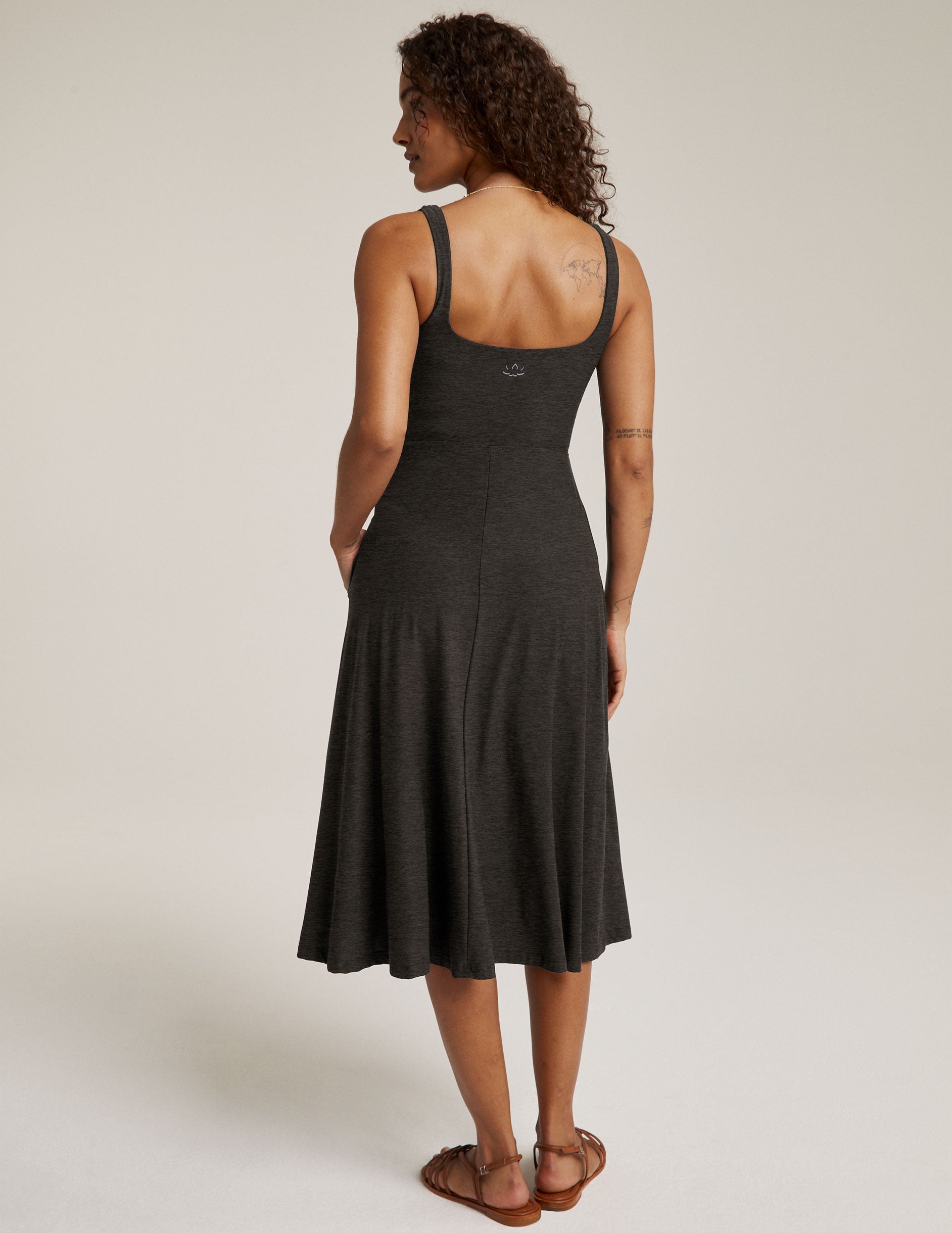 Featherweight At The Ready Square Neck Dress - Image 3