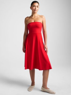 Featherweight Strapless Dress