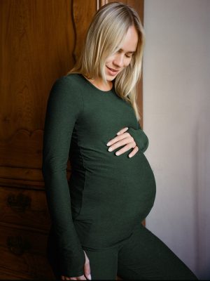 Featherweight Count On Me Maternity Crew Pullover