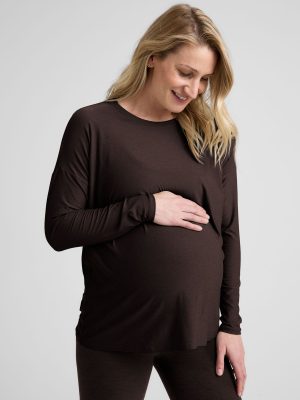 Featherweight Feels Like Home Long Sleeve Maternity Top