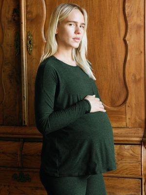Featherweight Feels Like Home Long Sleeve Maternity Top