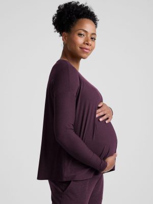 Featherweight Feels Like Home Long Sleeve Maternity Top