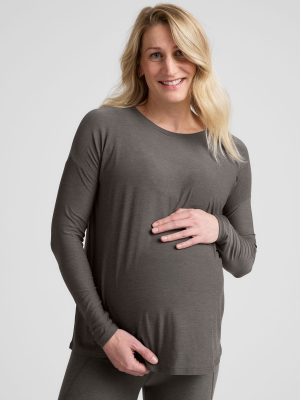 Featherweight Feels Like Home Long Sleeve Maternity Top