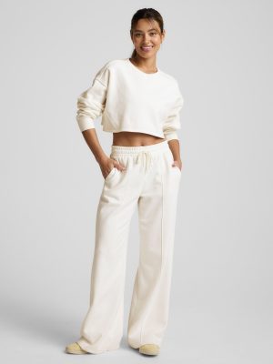 LuxeFleece Pintuck Wide Leg Pant