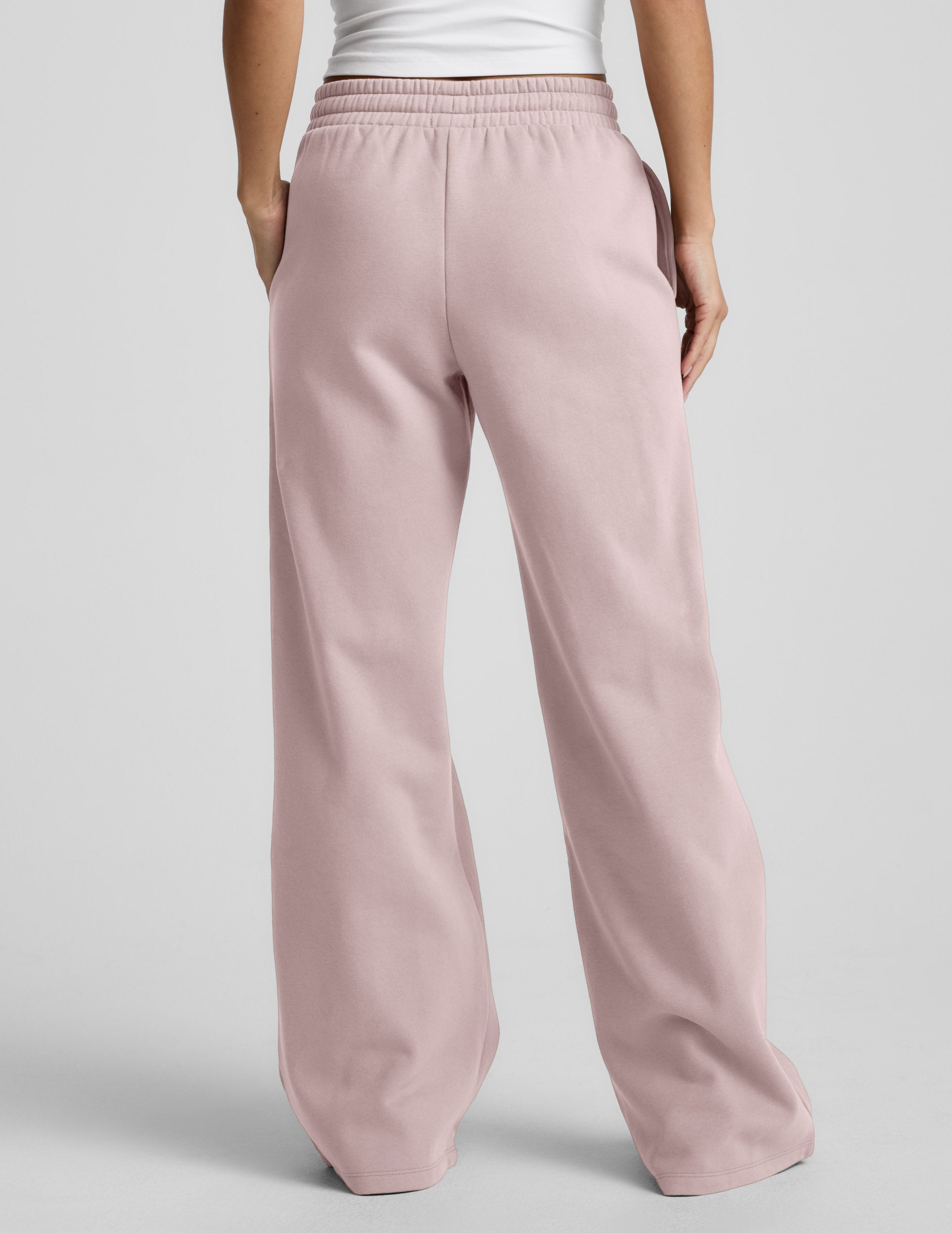 LuxeFleece Pintuck Wide Leg Pant - Image 5