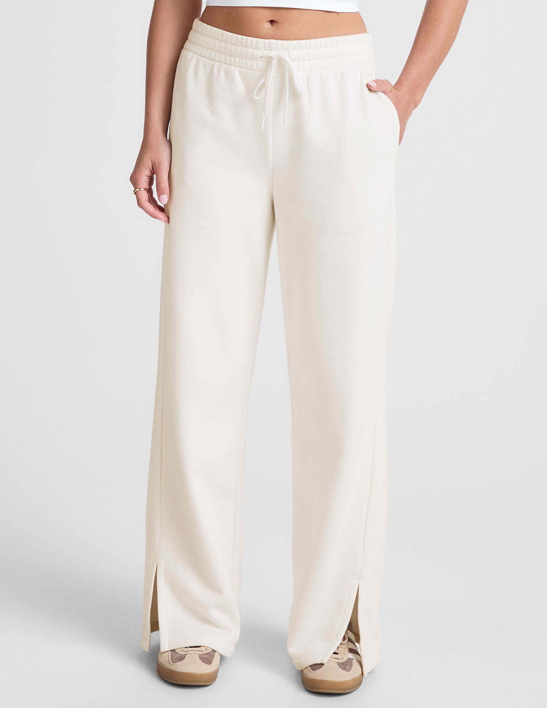 LuxeFleece Wide Leg Pant - Image 3