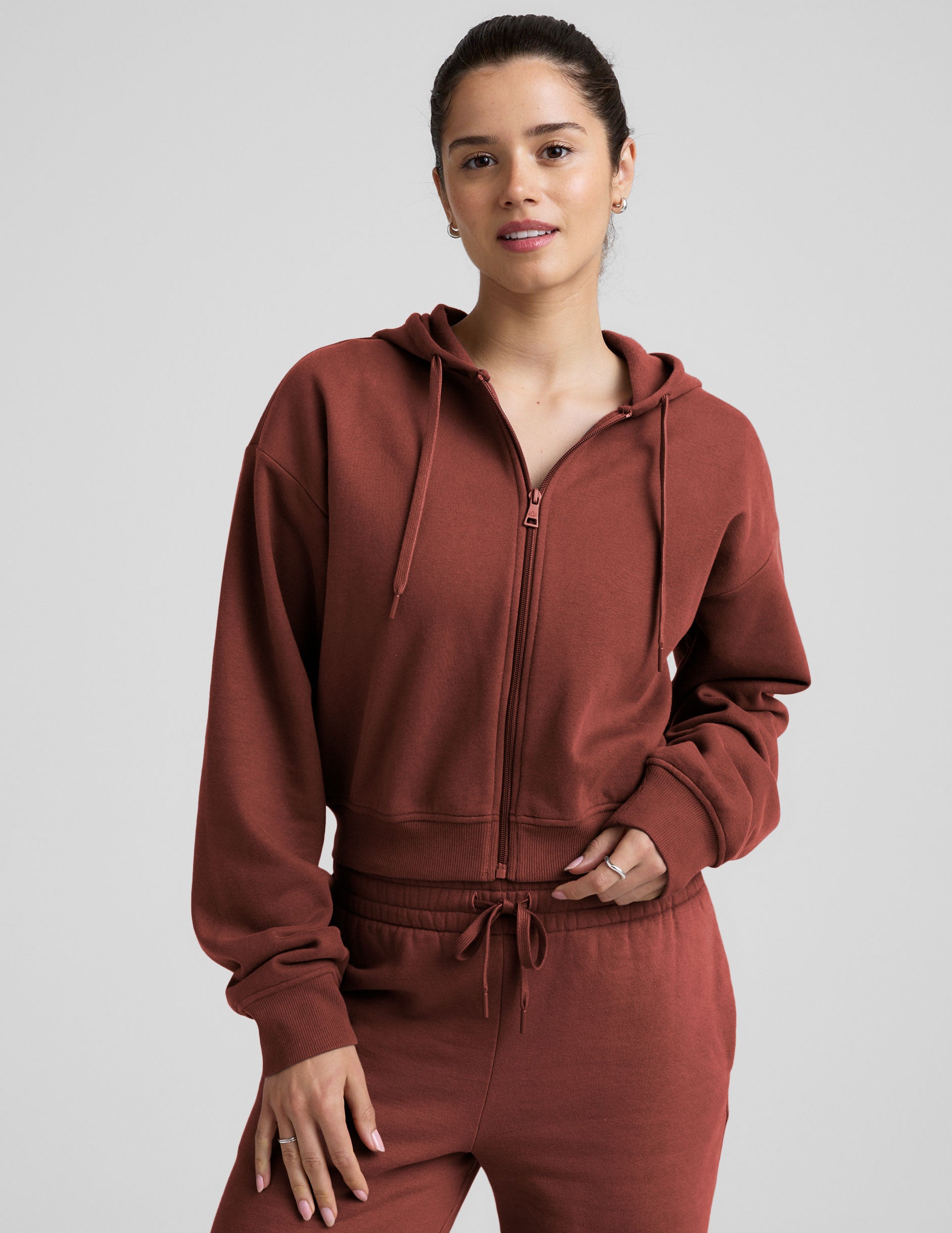 LuxeFleece Zip Up Hoodie - Image 2
