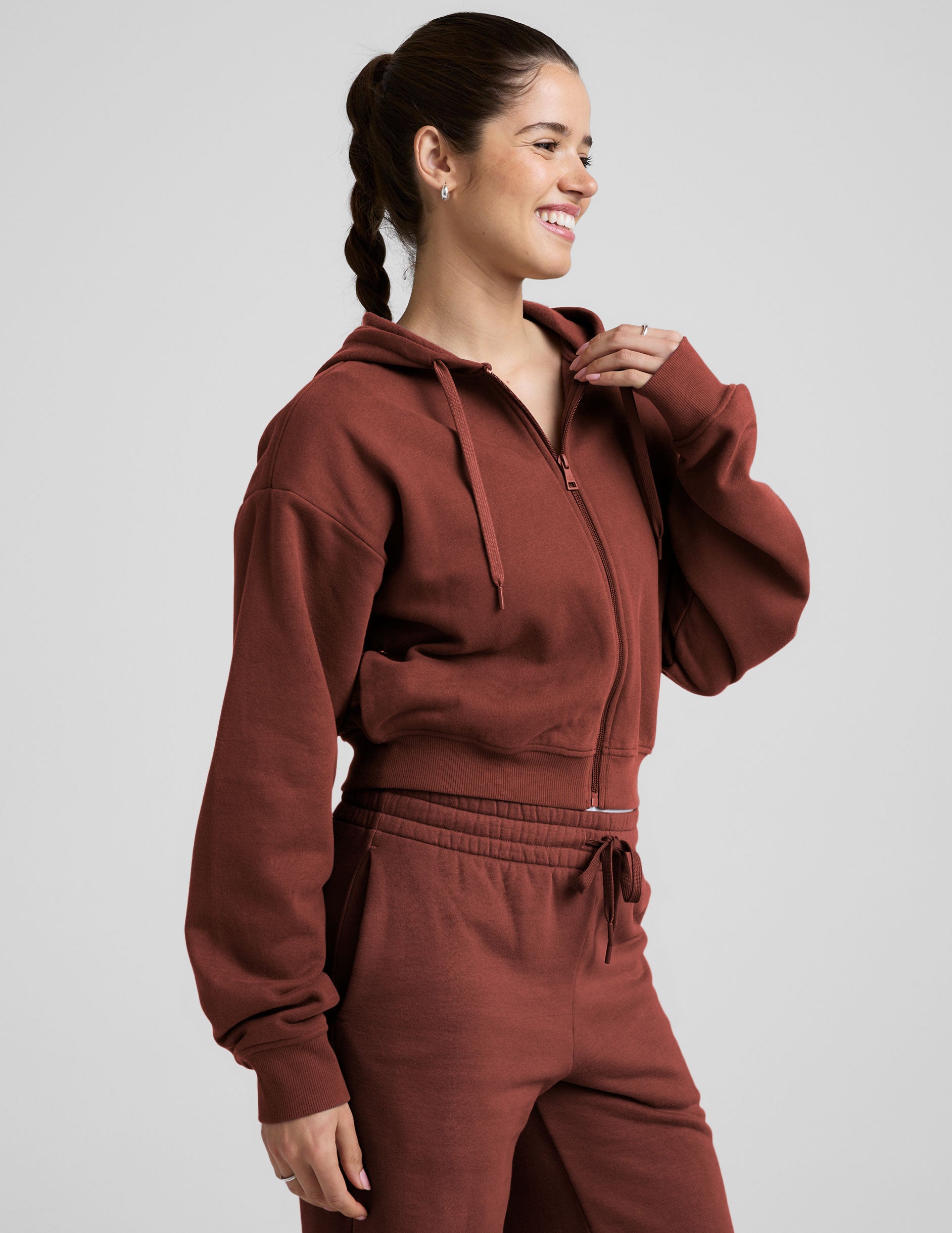 LuxeFleece Zip Up Hoodie - Image 3