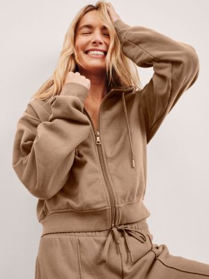 LuxeFleece Zip Up Hoodie