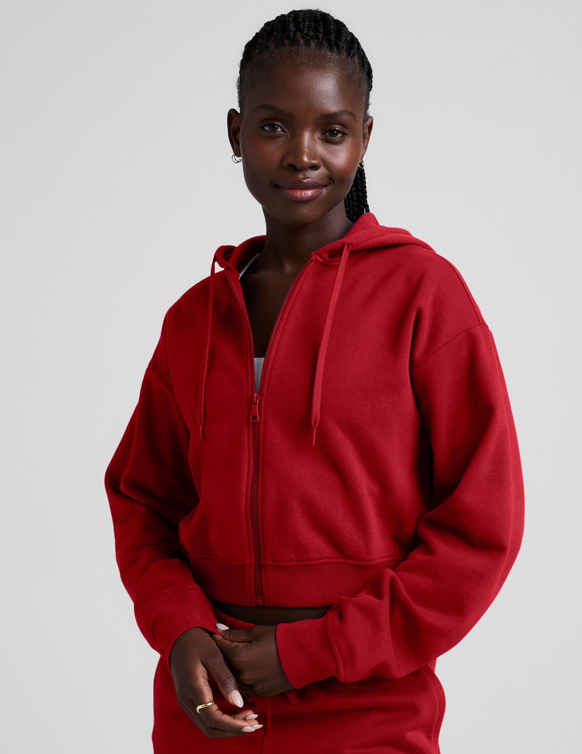LuxeFleece Zip Up Hoodie - Image 5