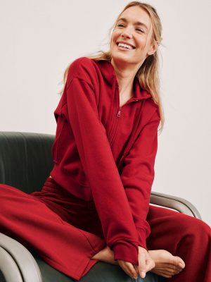 LuxeFleece Zip Up Hoodie