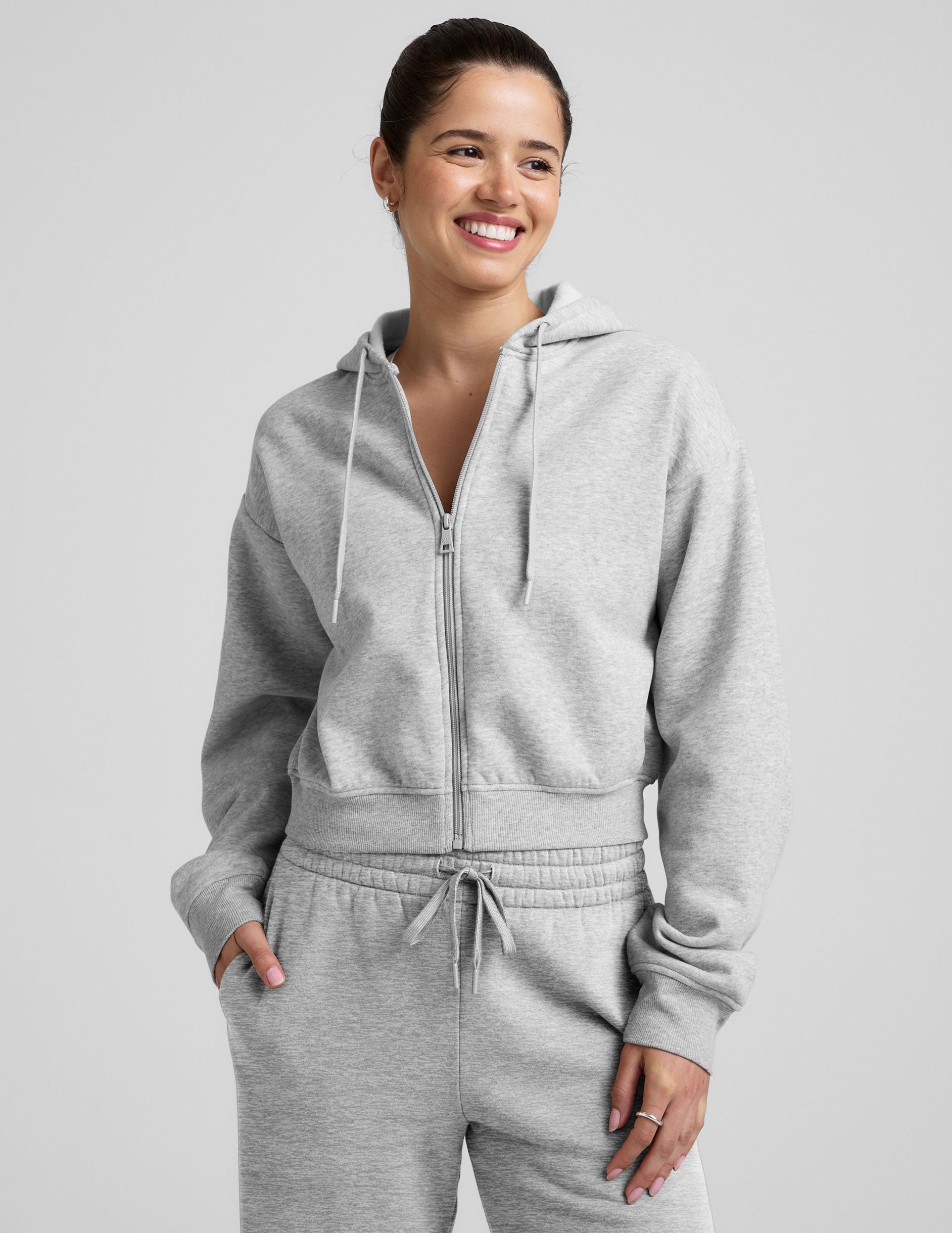 LuxeFleece Zip Up Hoodie - Image 3