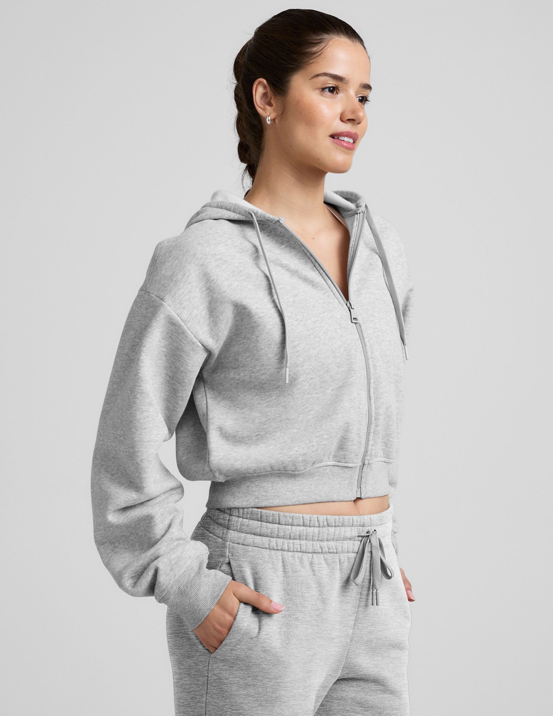 LuxeFleece Zip Up Hoodie - Image 4