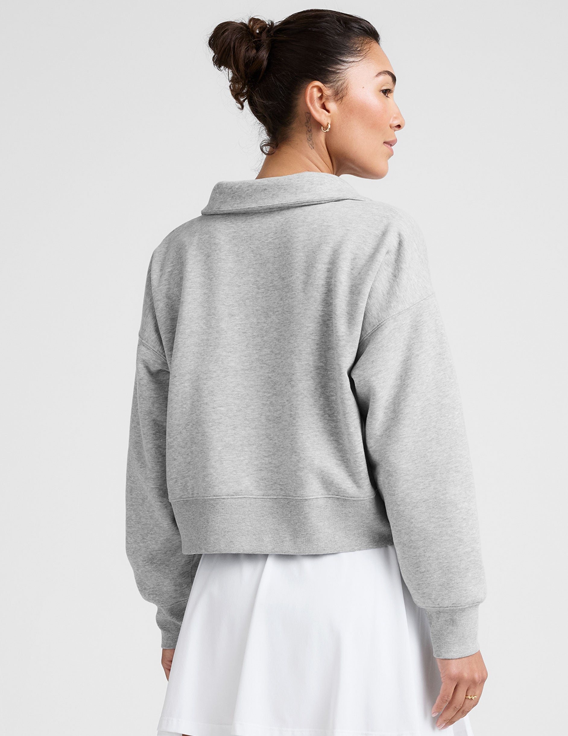LuxeFleece Collared Sweatshirt - Image 4