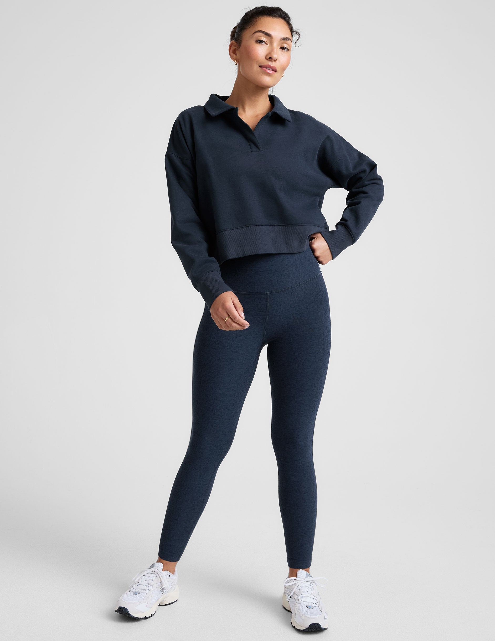 LuxeFleece Collared Sweatshirt - Image 6