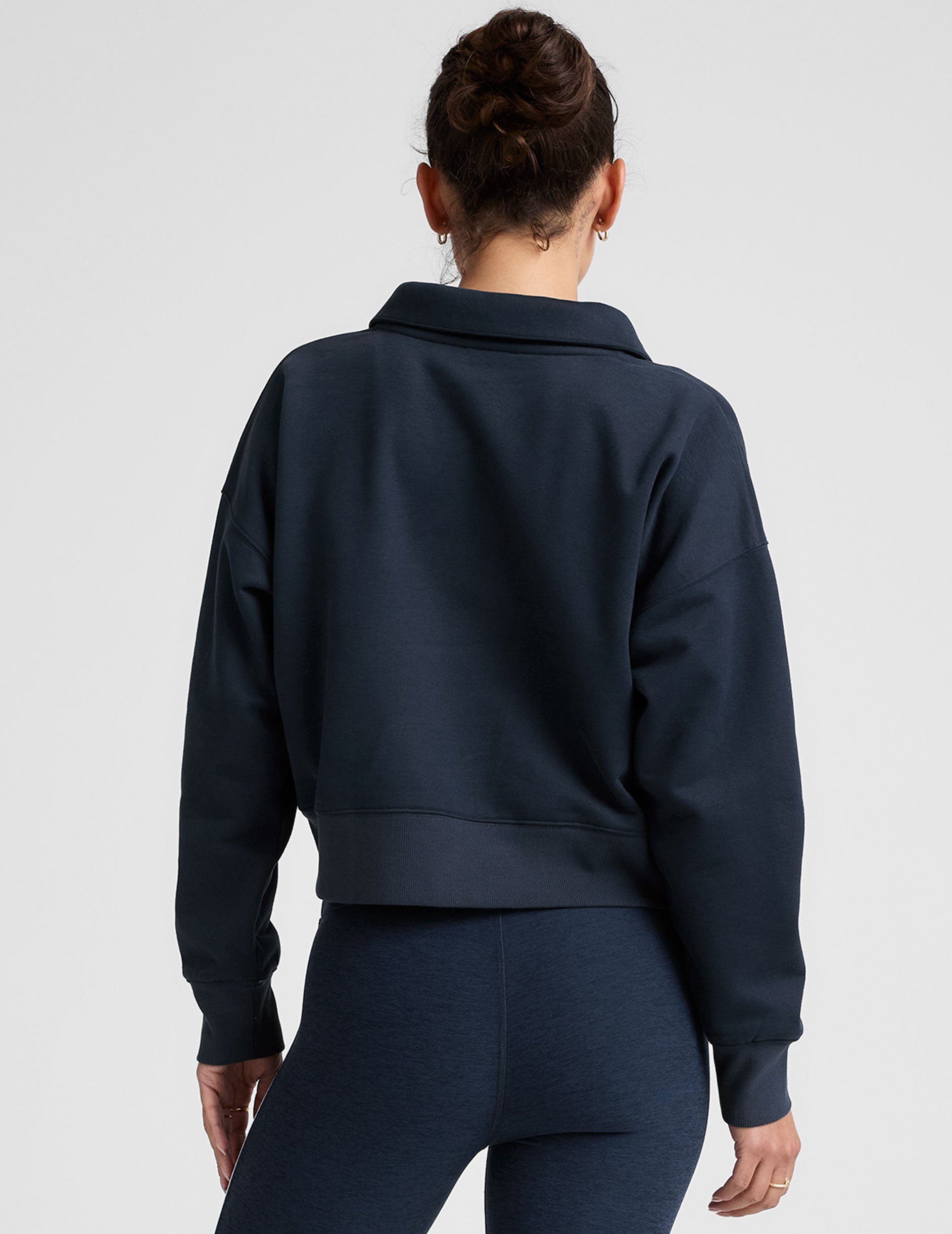 LuxeFleece Collared Sweatshirt - Image 5