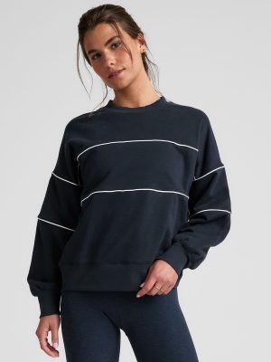 LuxeFleece Piper Boxy Sweatshirt