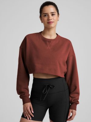 LuxeFleece Cropped Sweatshirt