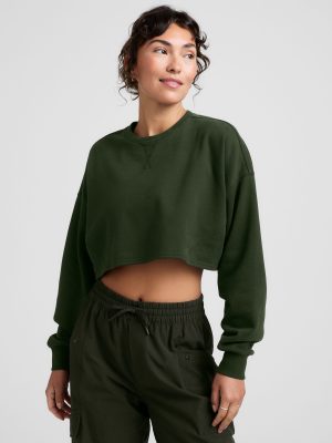 LuxeFleece Cropped Sweatshirt