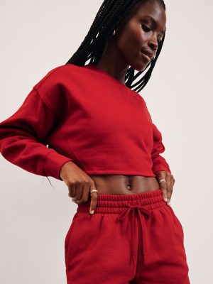 LuxeFleece Cropped Sweatshirt