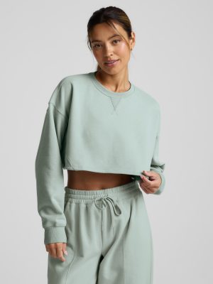 LuxeFleece Cropped Sweatshirt