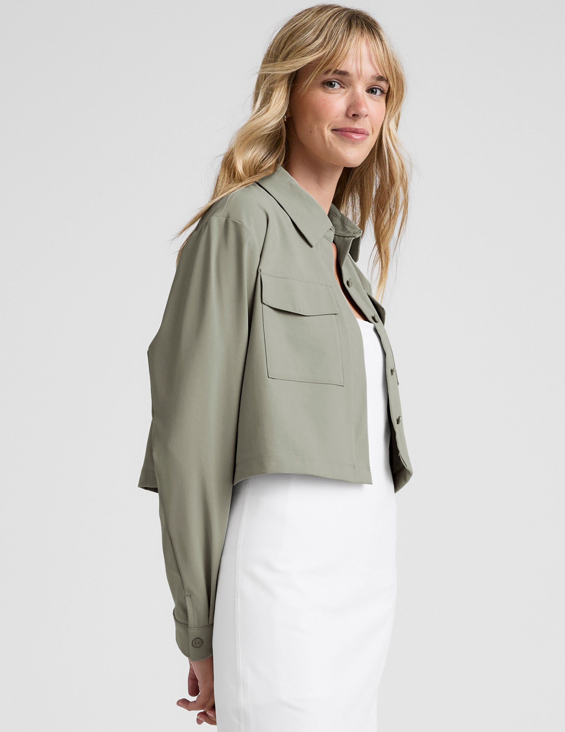 Midtown Cropped Jacket - Image 3