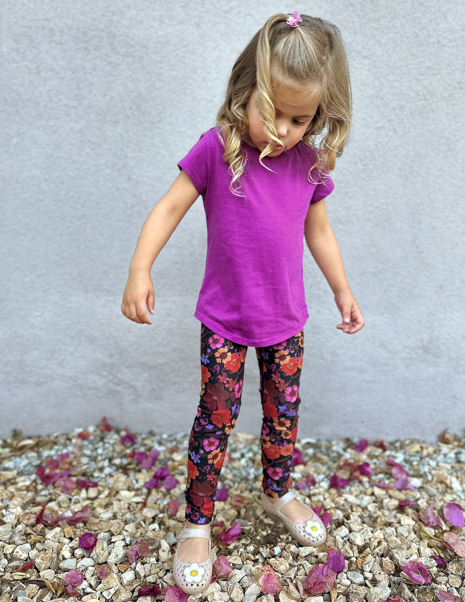 Summer Bouquet SoftMark Toddler Legging