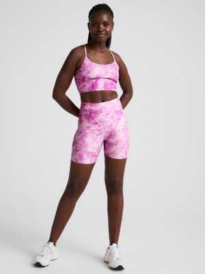 Sunset Violet Icedye SoftMark Keep Pace Biker Short