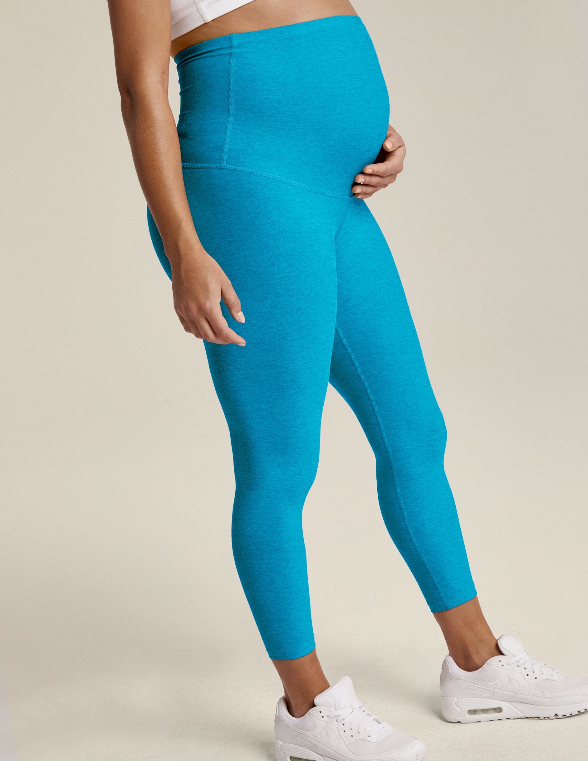 Spacedye Love The Bump Capri Maternity Legging - Image 2