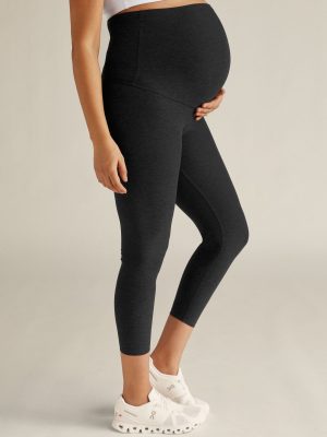 Spacedye Love The Bump Capri Maternity Legging