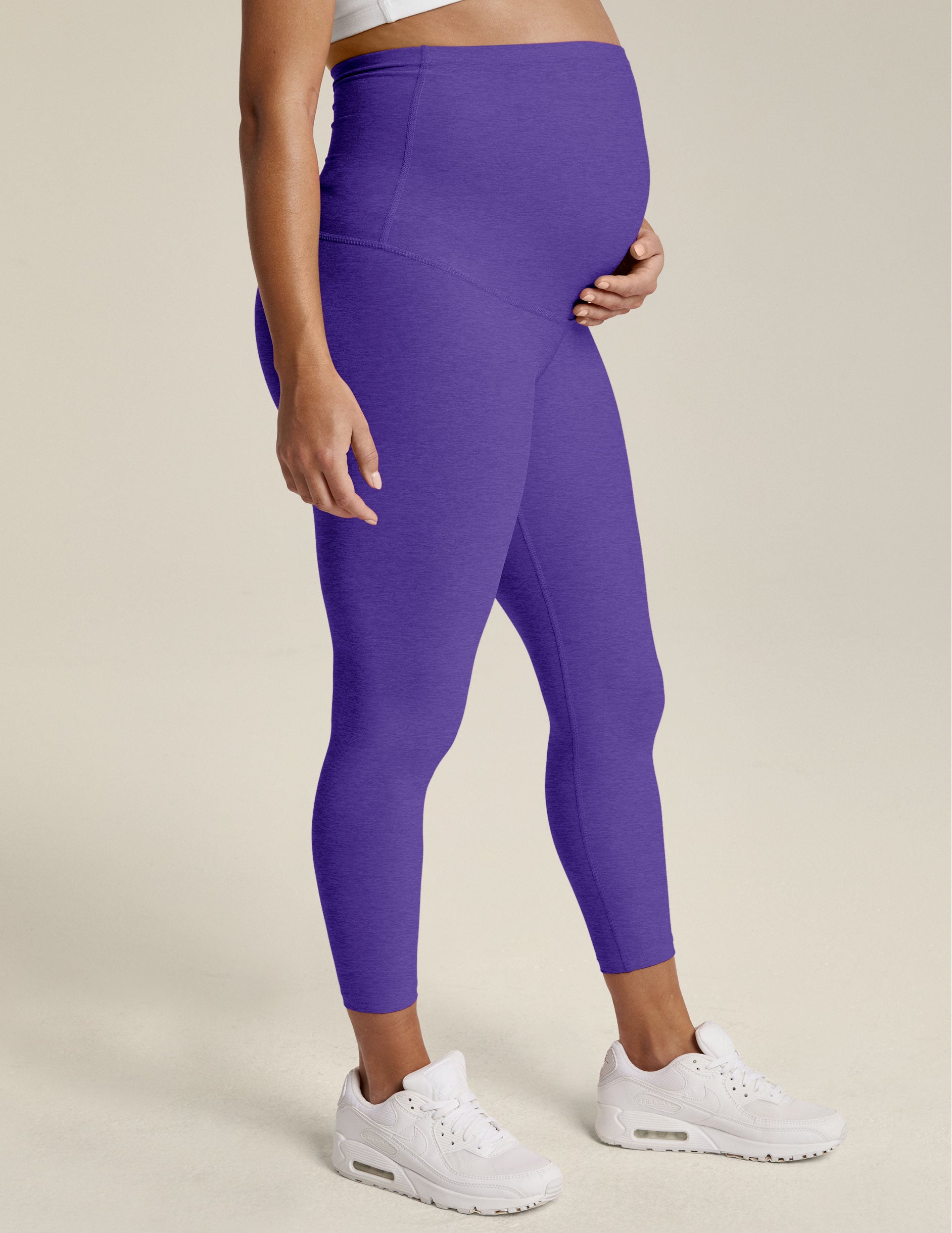 Spacedye Love The Bump Capri Maternity Legging - Image 2