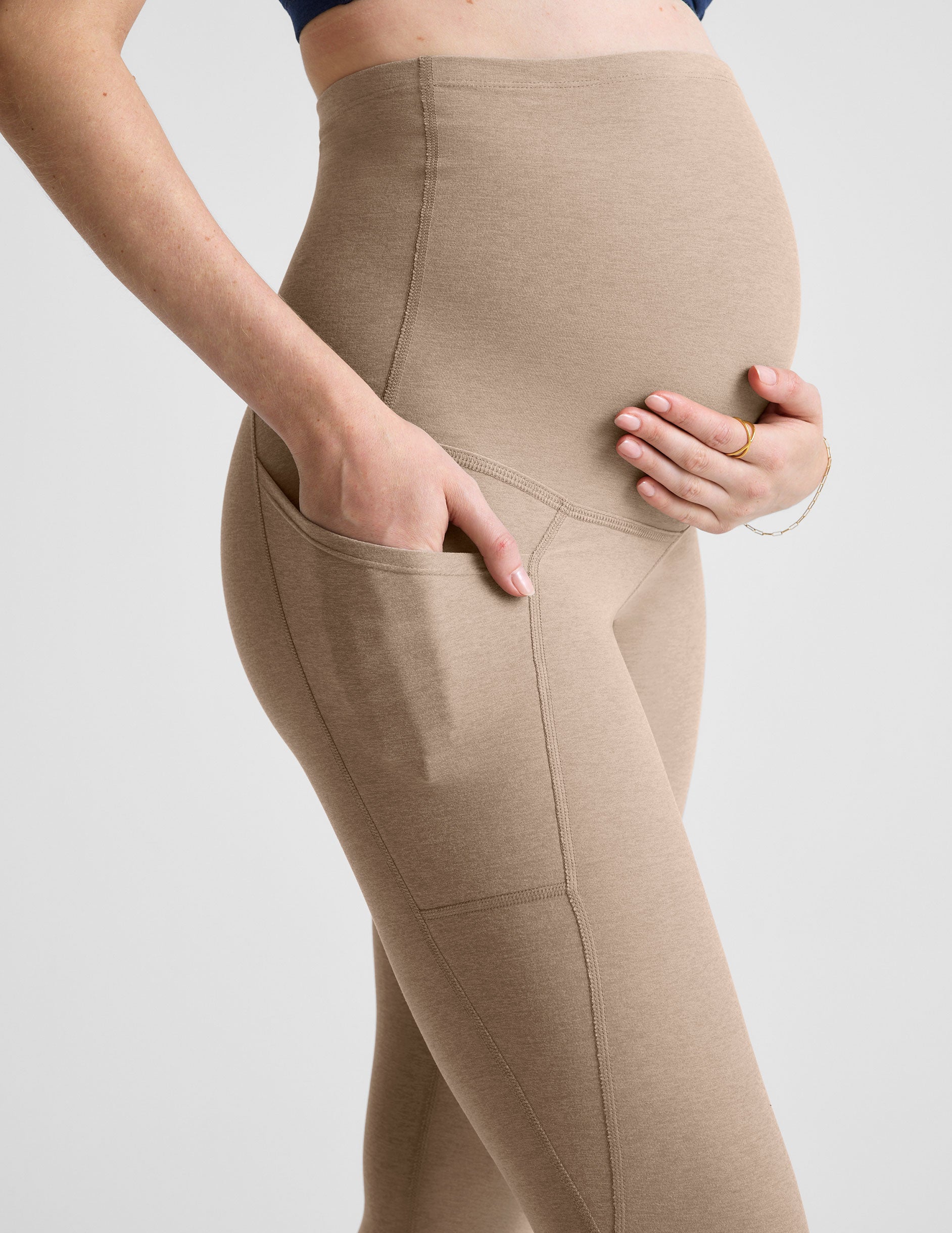 Spacedye Love the Bump Maternity Pocket Midi Legging - Image 4